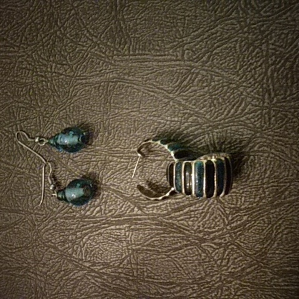 2 Blue Earrings Bundle